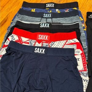 A Lot SAXX Men's Boxer Brief Underwear  Size S (5 Saxx Brand 3 Others Brand